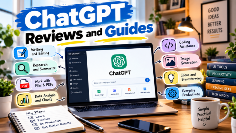 ChatGPT reviews and guides for writing research coding and productivity